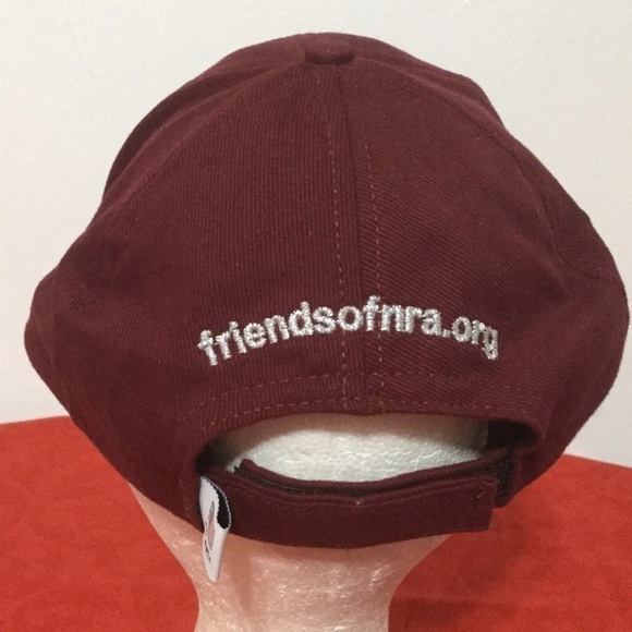 VINTAGE! NRA ~ HIGH CALIBER CLUB One-size Hat Embroidered Baseball Cap USA Made - Picture 5 of 9